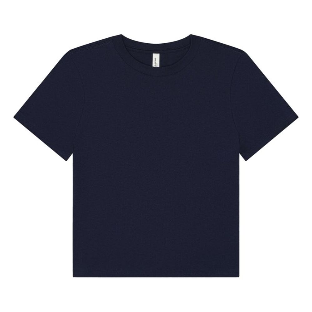 Womens/Ladies Heavy Boxy T-Shirt / Navy